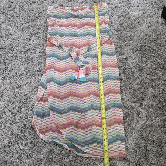 Trina Turk Mirage Crochet Bandeau Midi Cover-up Strapless Dress - Picture 5 of 7